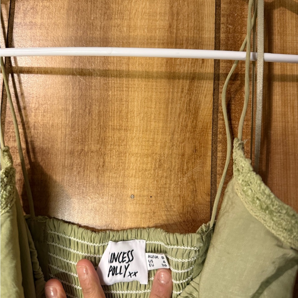 Princess Polly Emily Maxi Dress Green $74 Retail Sold Out - Picture 11 of 14